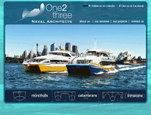 Tablet Screenshot of one2three.com.au